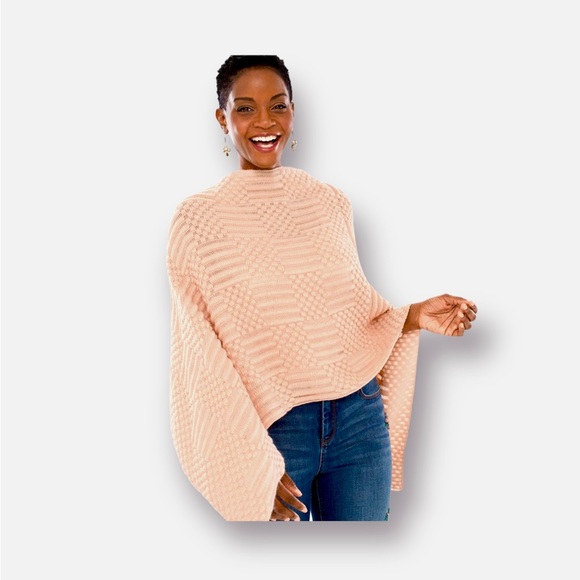 Chico’s Textured Poncho - Picture 7 of 9
